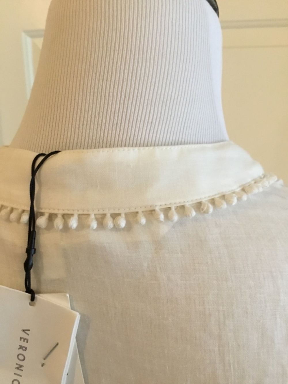 Veronica beard white embroidered linen dress / Brand new with tag - Picture 15 of 16